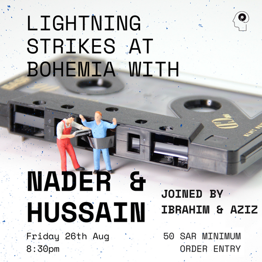 Lightning strikes at Bohemia with Nader & Hussain (joined by Ibrahim and Aziz)