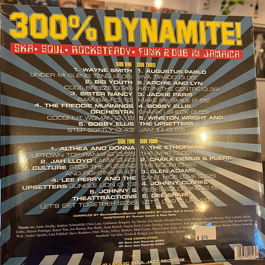 300% Dynamite! Ska, Soul, Rocksteady, Funk&Dub In Jamaica (RSD 24)